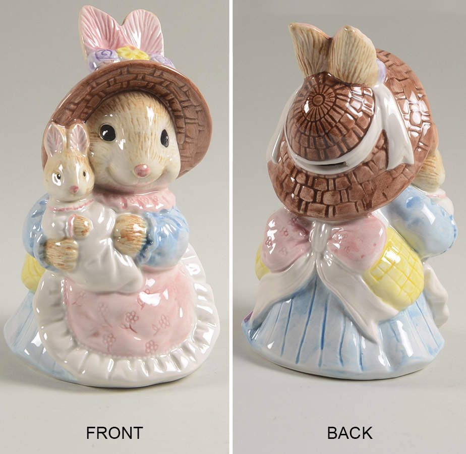 Mommy Bunny Bank by Fitz and Floyd-1