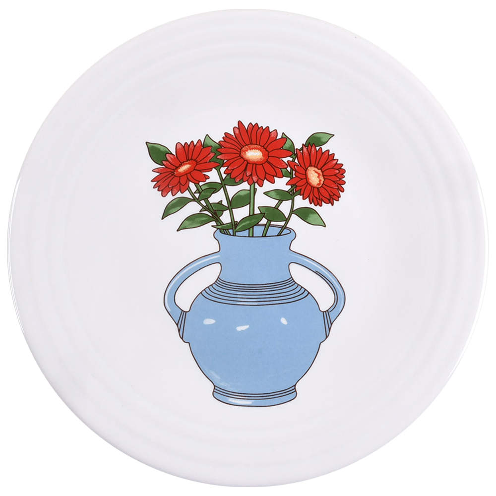 Fiesta Flowers Luncheon Plate by Fiesta Tableware Company-1