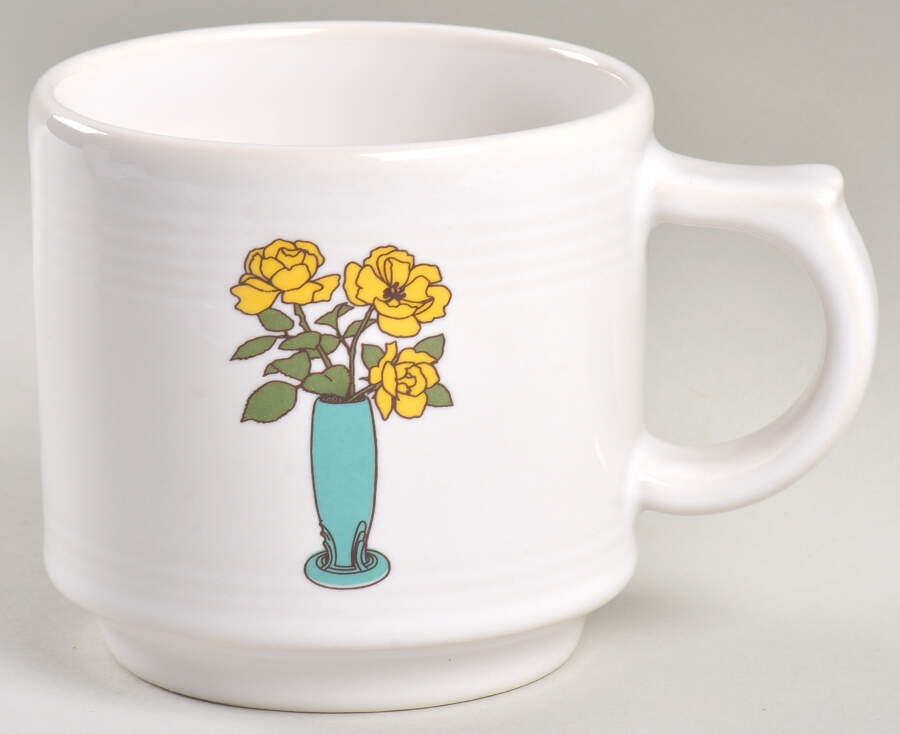 Fiesta Flowers Stackable Mug by Fiesta Tableware Company-1