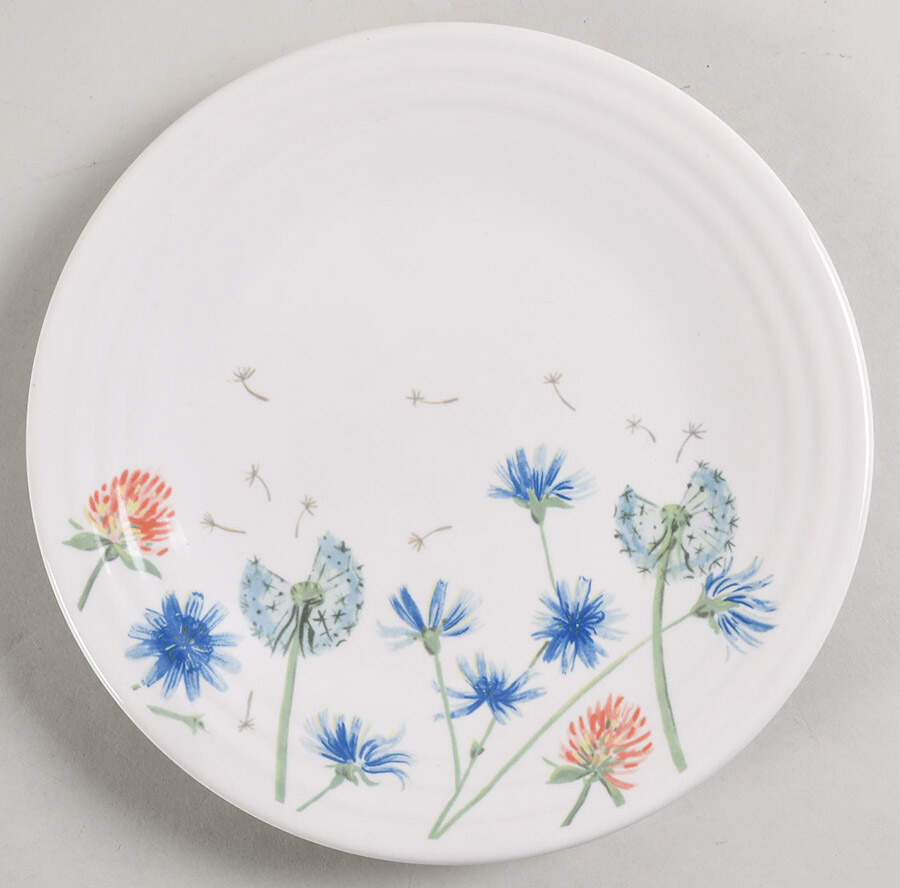 Fiesta Breezy Floral Luncheon Plate by Fiesta Tableware Company-1