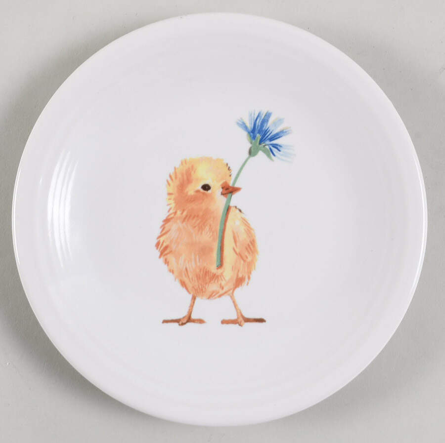 Fiesta Breezy Floral Salad Plate by Fiesta Tableware Company-1