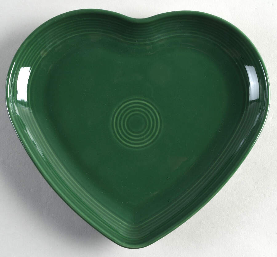 Fiesta Jade (Intro 2023) 9" Heart Plate by Fiesta Tableware Company-1