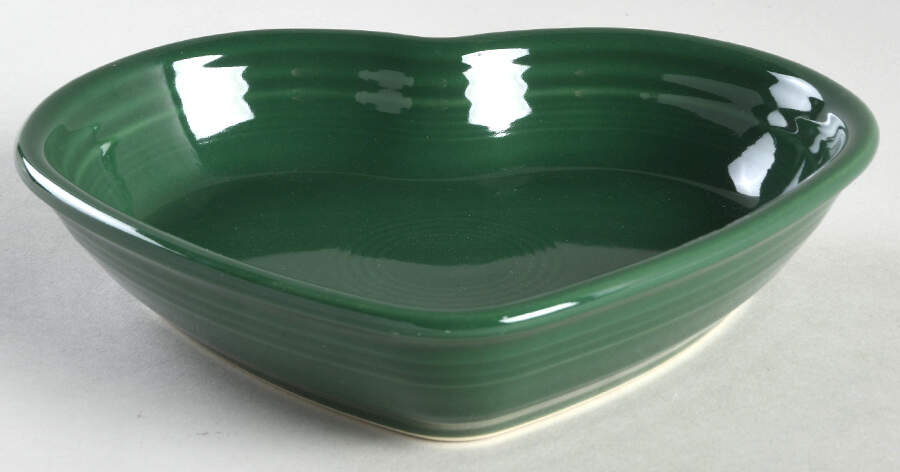 Fiesta Jade (Intro 2023) 7" Heart Shaped Bowl by Fiesta Tableware Company-1