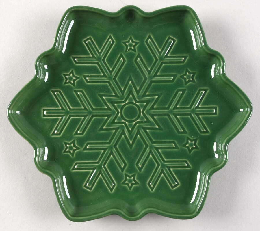 Fiesta Jade (Intro 2023) Snowflake Shaped Plate by Fiesta Tableware Company-1