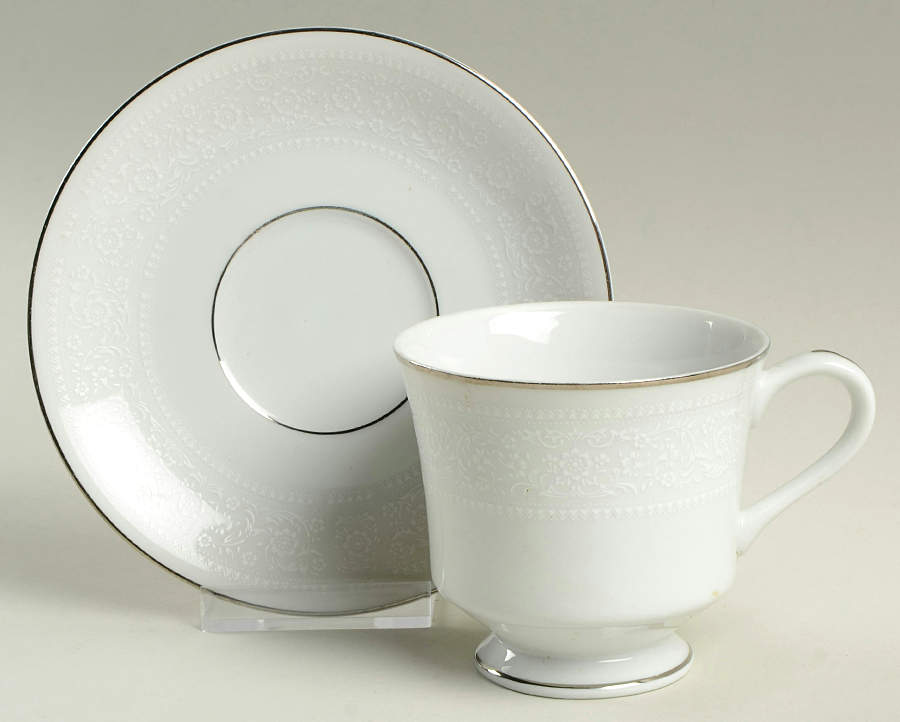 Andante Footed Cup & Saucer Set by Galaxy-1