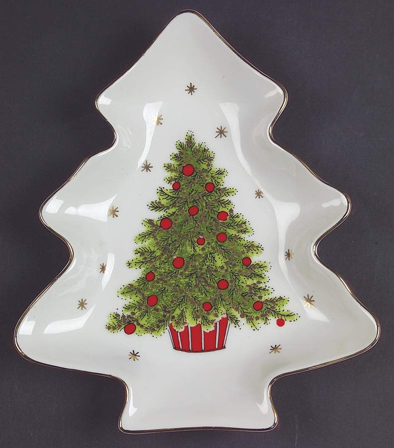 Christmas Tree (Smooth) Small Tree Shaped Dish by George Good-1