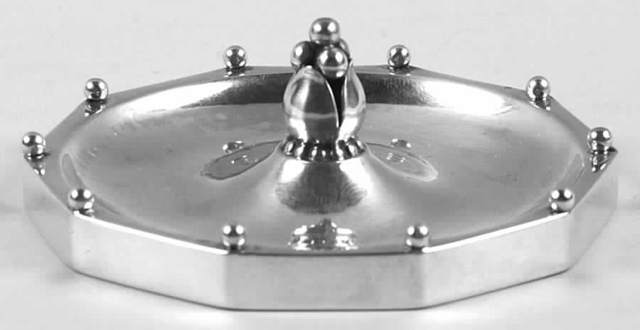 Sterling Hollowware Ring Holder by Georg Jensen (Denmark)-1