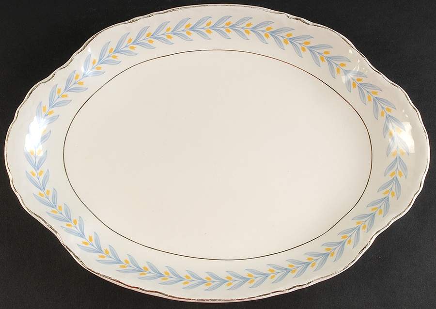 Apollo 13" Oval Serving Platter by WS George-1