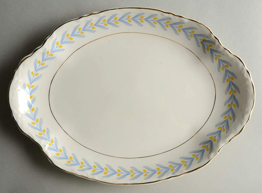 Apollo 14" Oval Serving Platter by WS George-1