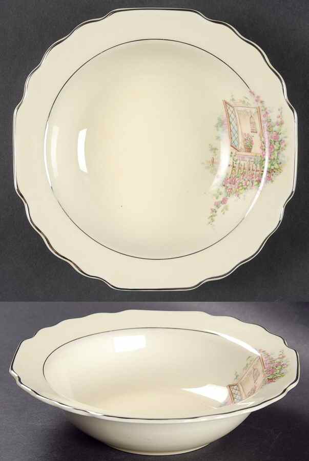Breakfast Nook Rim Cereal Bowl by WS George-1
