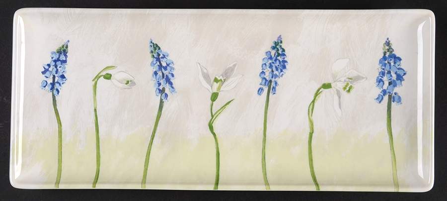 Alice 14" Rectangular Tray by Faiencerie De Gien-1
