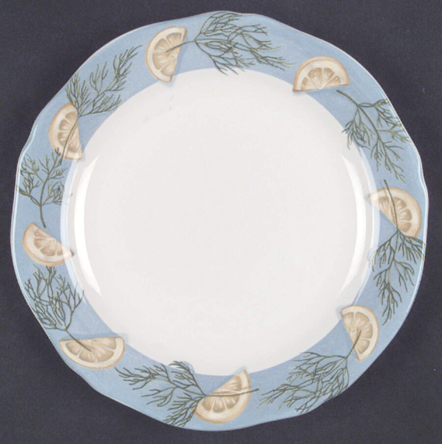 Belle Ile Canape Plate by Faiencerie De Gien-1