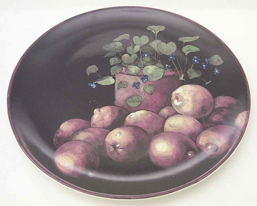 Cueillette Cake Plate by Faiencerie De Gien-1
