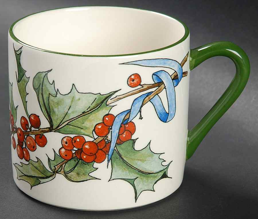 Le Houx Breakfast Cup by Faiencerie De Gien-1