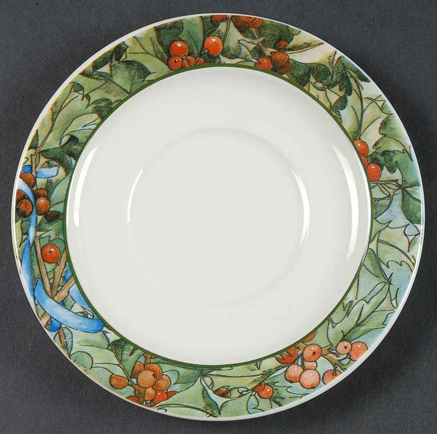 Le Houx Saucer for Demitasse Cup by Faiencerie De Gien-1