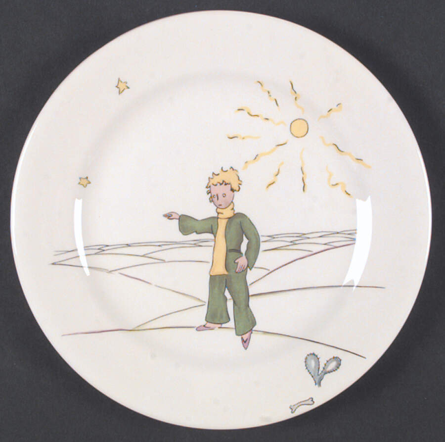 Le Petit Prince Salad/Dessert Plate by Faiencerie De Gien-1