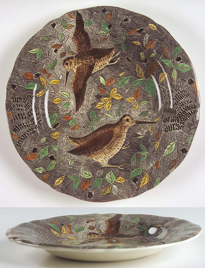 Rambouillet Large Rim Soup Bowl by Faiencerie De Gien-1
