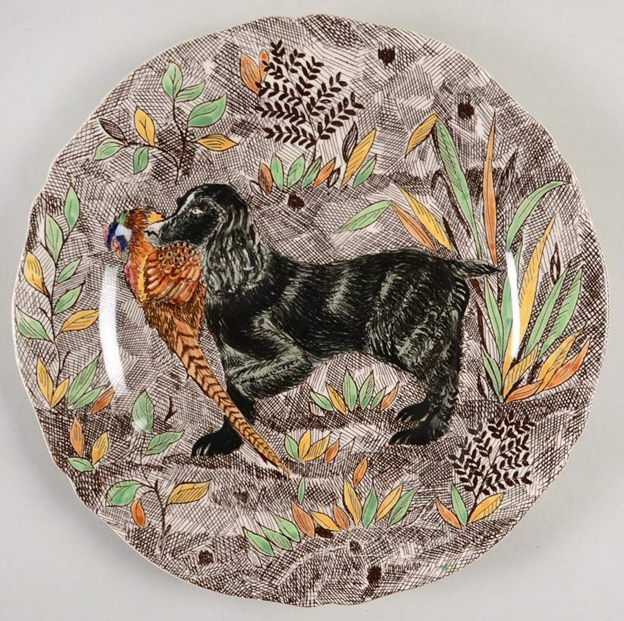 Rambouillet Dessert Luncheon Plate by Faiencerie De Gien-1
