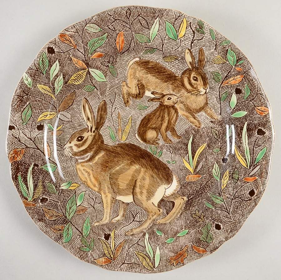 Rambouillet Dinner Plate by Faiencerie De Gien-1