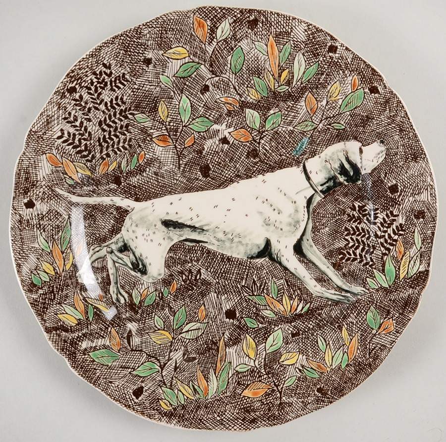 Rambouillet Dessert Luncheon Plate by Faiencerie De Gien-1