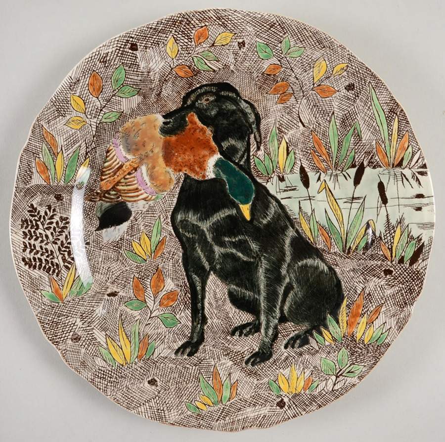 Rambouillet Dessert Luncheon Plate by Faiencerie De Gien-1