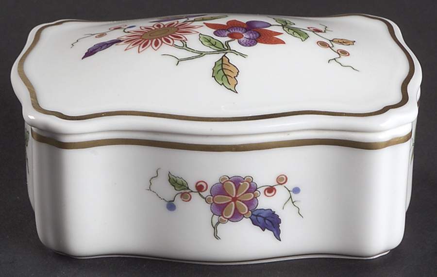 Oriente Rectangular Box with Lid by Ginori 1735-1