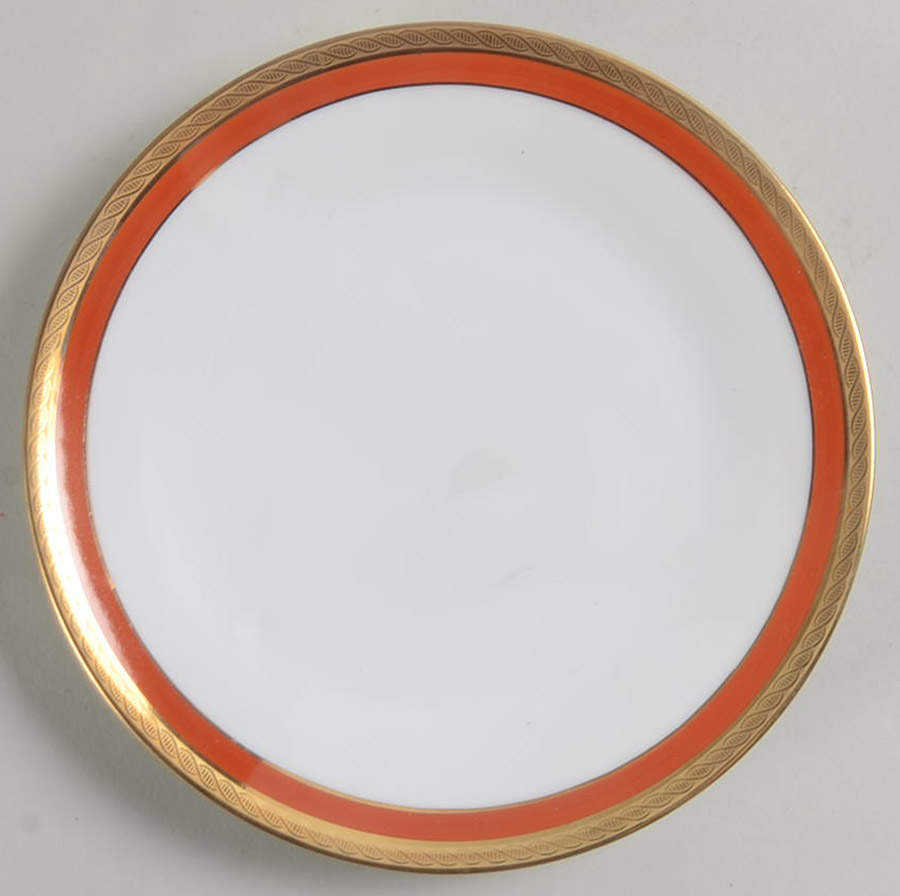 Palermo Rust (Red) Bread & Butter Plate by Ginori 1735-1