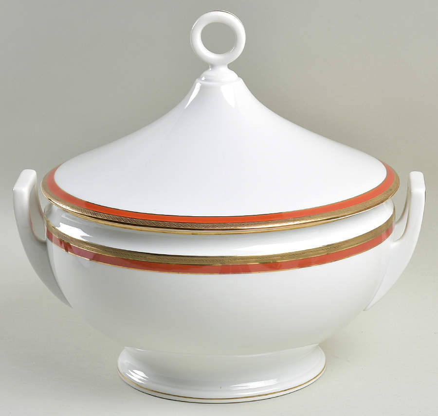 Palermo Rust (Red) Tureen &  Lid by Ginori 1735-1