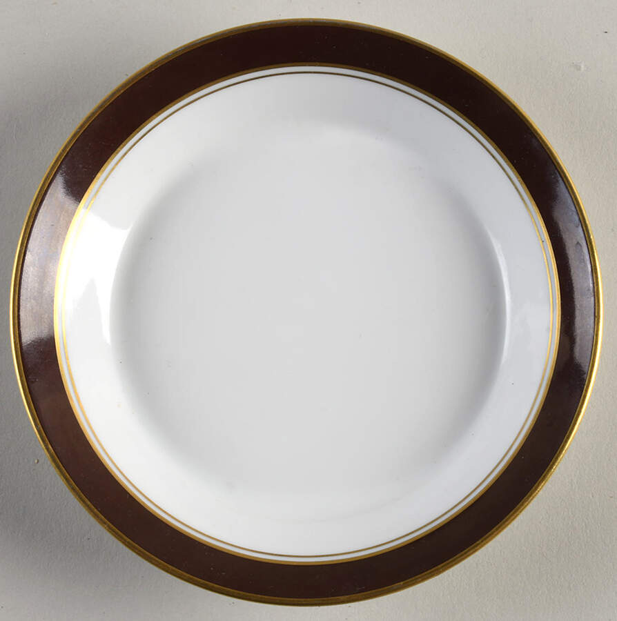 Sardinia Brown Saucer by Ginori 1735-1