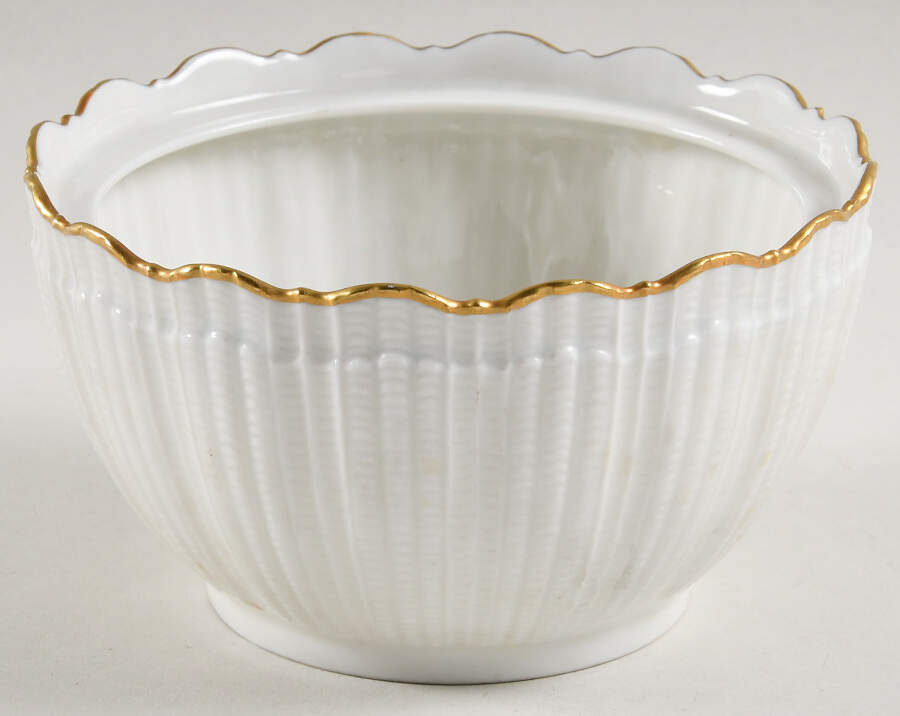 Gold Corail Sugar Bowl No Lid by Giraud China-1