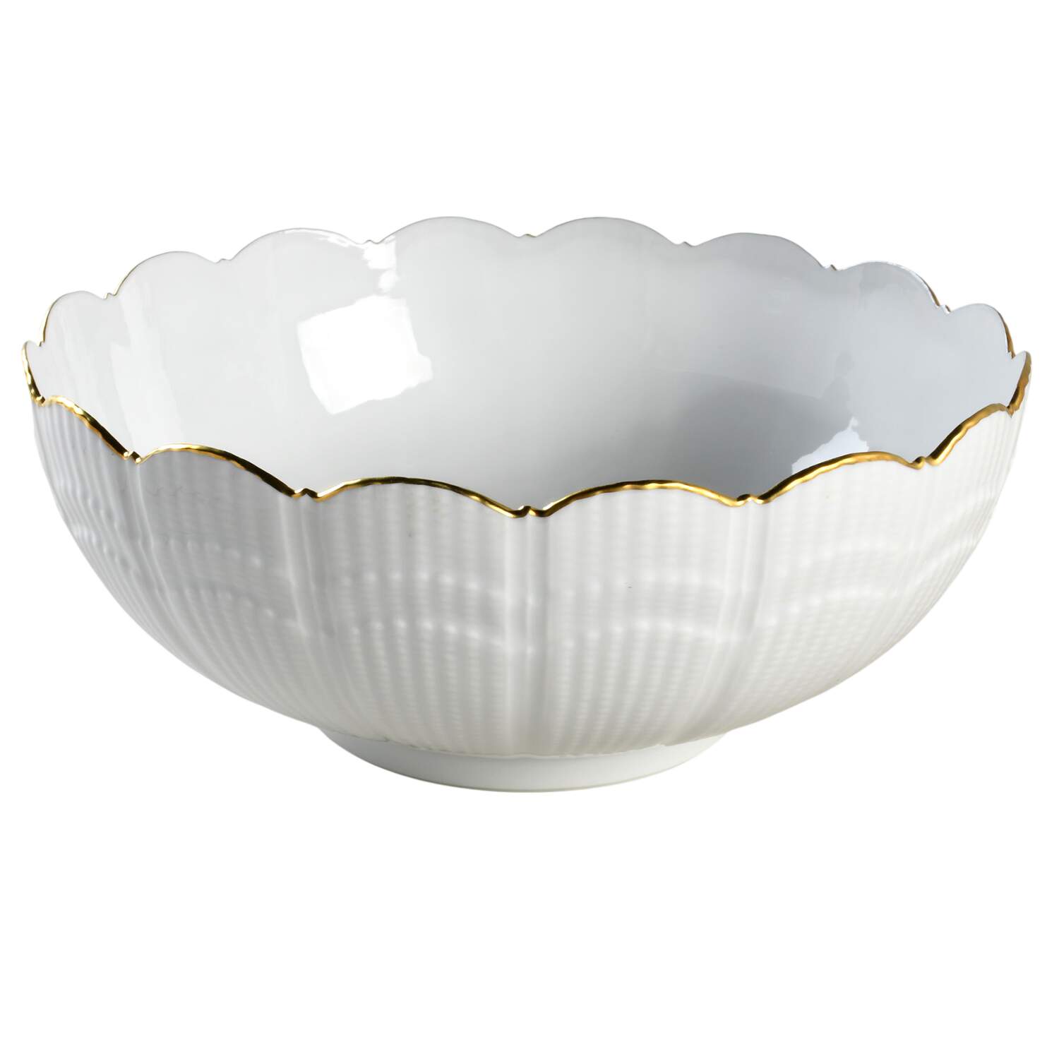 Gold Corail 9" Round Vegetable Bowl by Giraud China-1