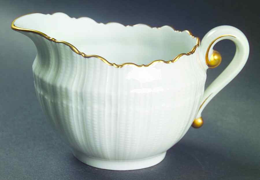 Gold Corail Creamer by Giraud China-1