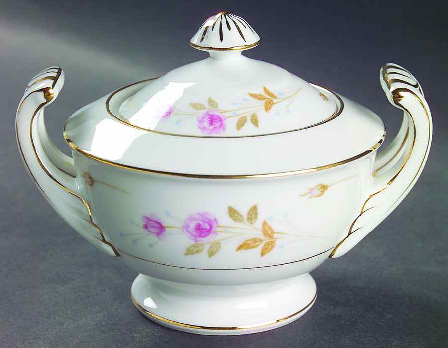 Betty Sugar Bowl & Lid by Gold China-1