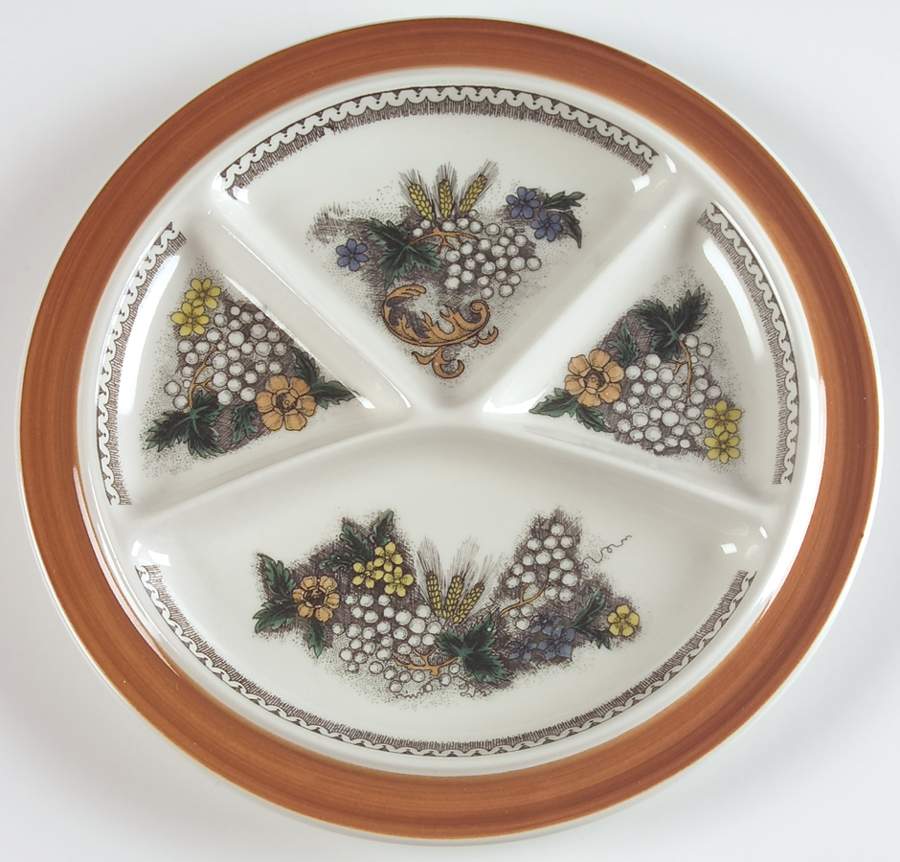 Burgund Fondue Plate by Goebel-1