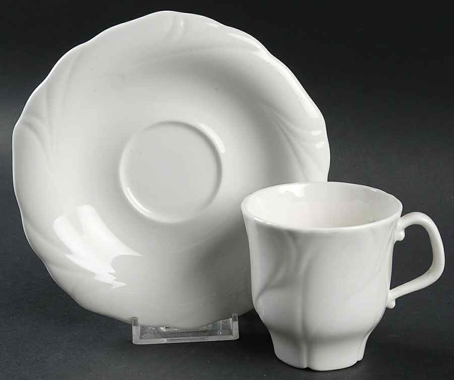 Etoiles Flat Cup & Saucer Set by Goebel-1