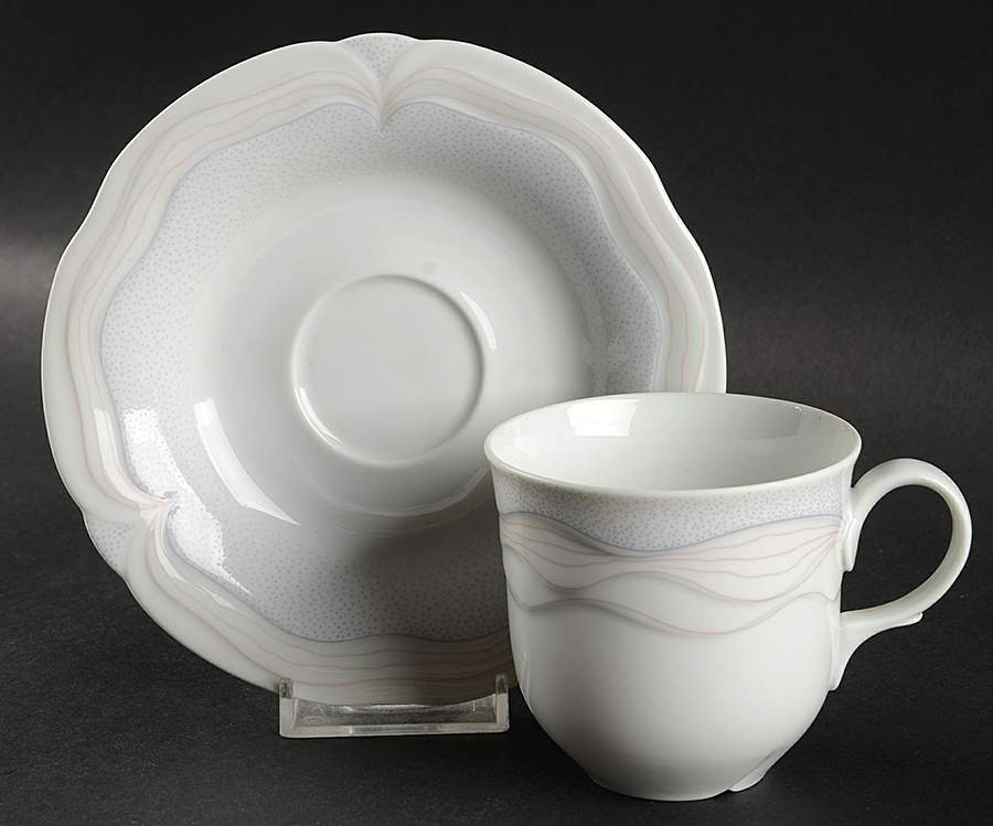 Toledo Flat Cup & Saucer Set by Goebel-1