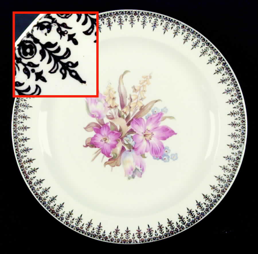 Lilly Bell Luncheon Plate by Good Housekeeping-1