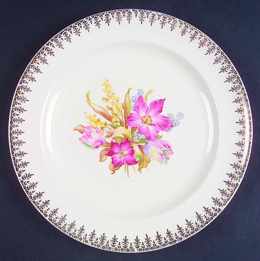 Lilly Bell Dinner Plate by Good Housekeeping-1
