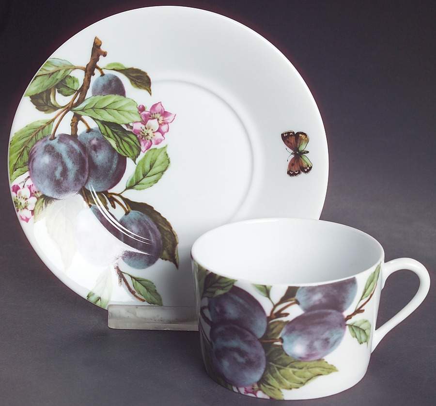 Compote Footed Cup & Saucer Set by Bill Goldsmith-1