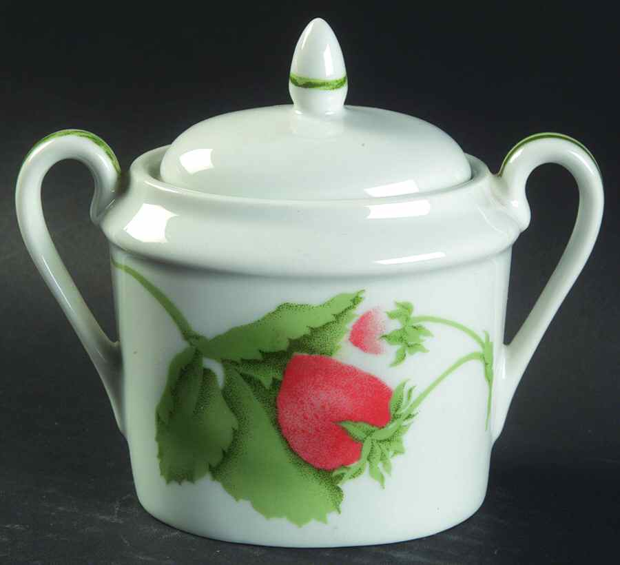 Fraise Sugar Bowl & Lid by Bill Goldsmith-1