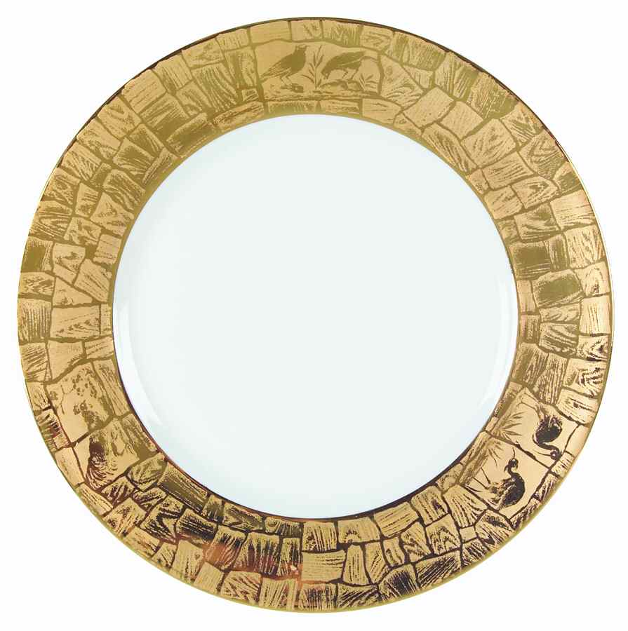 Isidore Gold Salad Plate by Bill Goldsmith-1