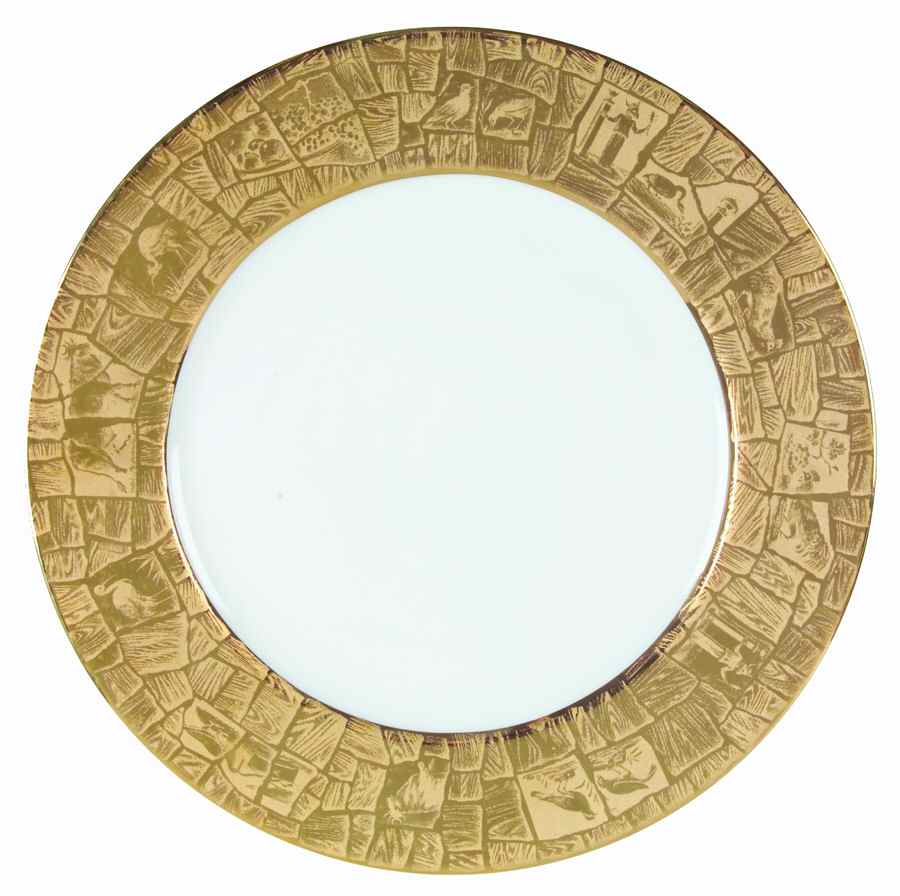 Isidore Gold Service Plate (Charger) by Bill Goldsmith-1