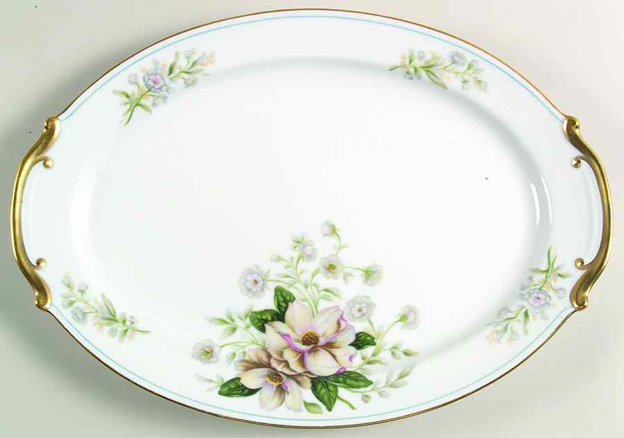 Rochelle 16" Oval Serving Platter by Grace-1