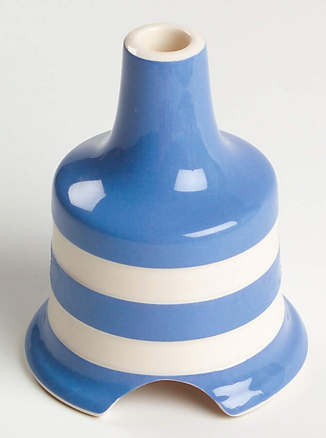 Cornish Blue White (Shield and TG Green) Pie Funnel by T G Green (England)-1