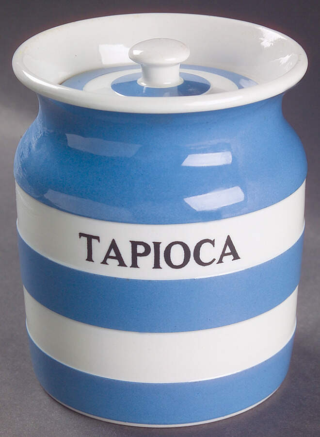 Cornish Blue White (Shield and TG Green) Tapioca Household Box by T G Green (England)-1