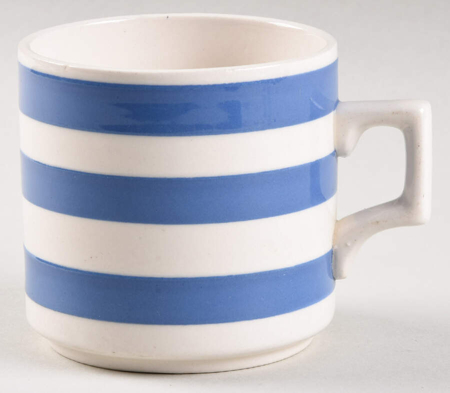 Cornish Blue White (Shield and TG Green) Mug by T G Green (England)-1