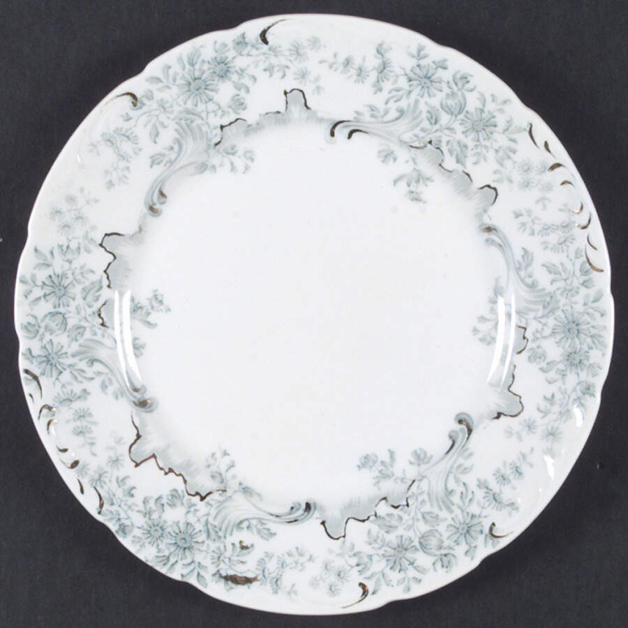 Antique Green Luncheon Plate by Grindley-1