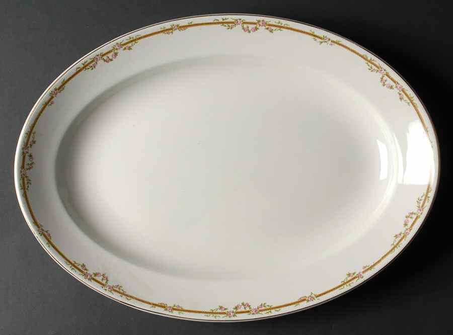 Ardmore 15" Oval Serving Platter by Grindley-1