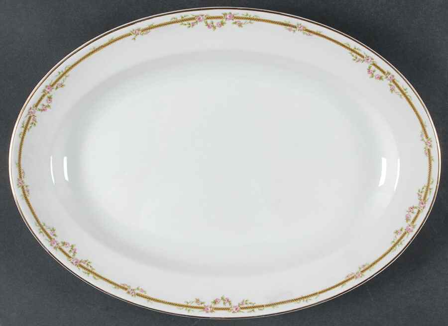 Ardmore 13" Oval Serving Platter by Grindley-1