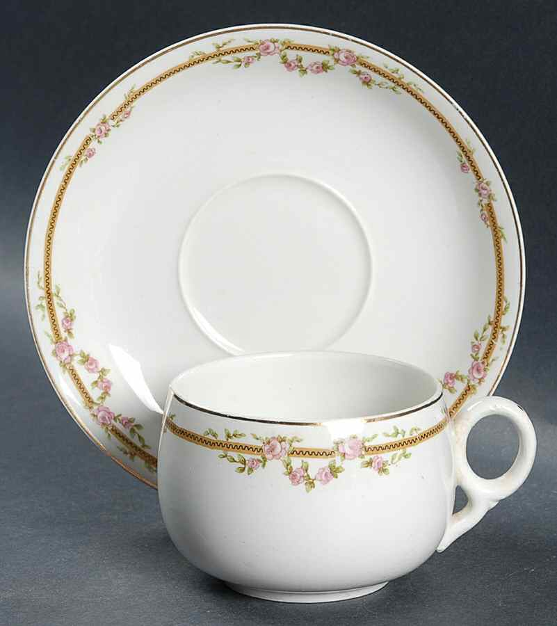 Ardmore Flat Cup & Saucer Set by Grindley-1